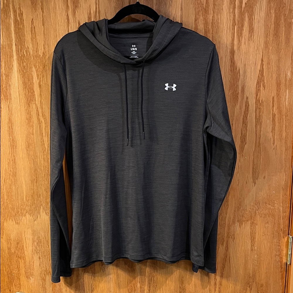 Under Armour Charcoal Gray Loose Fit Hoodie